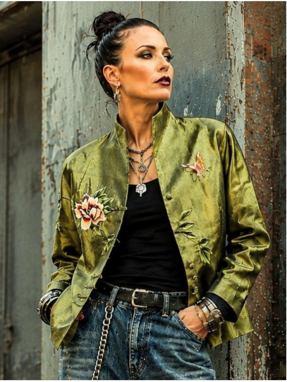 Silk Embroidered Jacket